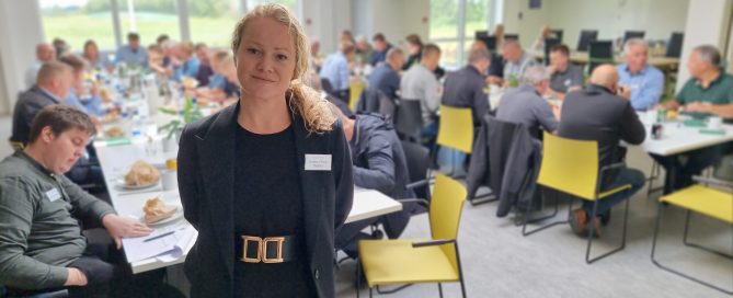 Karina Torp Møller, EUC Nord, til temadag hos Sindal Biogas